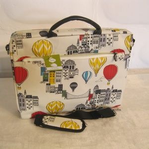 Danica 15" Laptop Bag Hot Air Balloons NWT